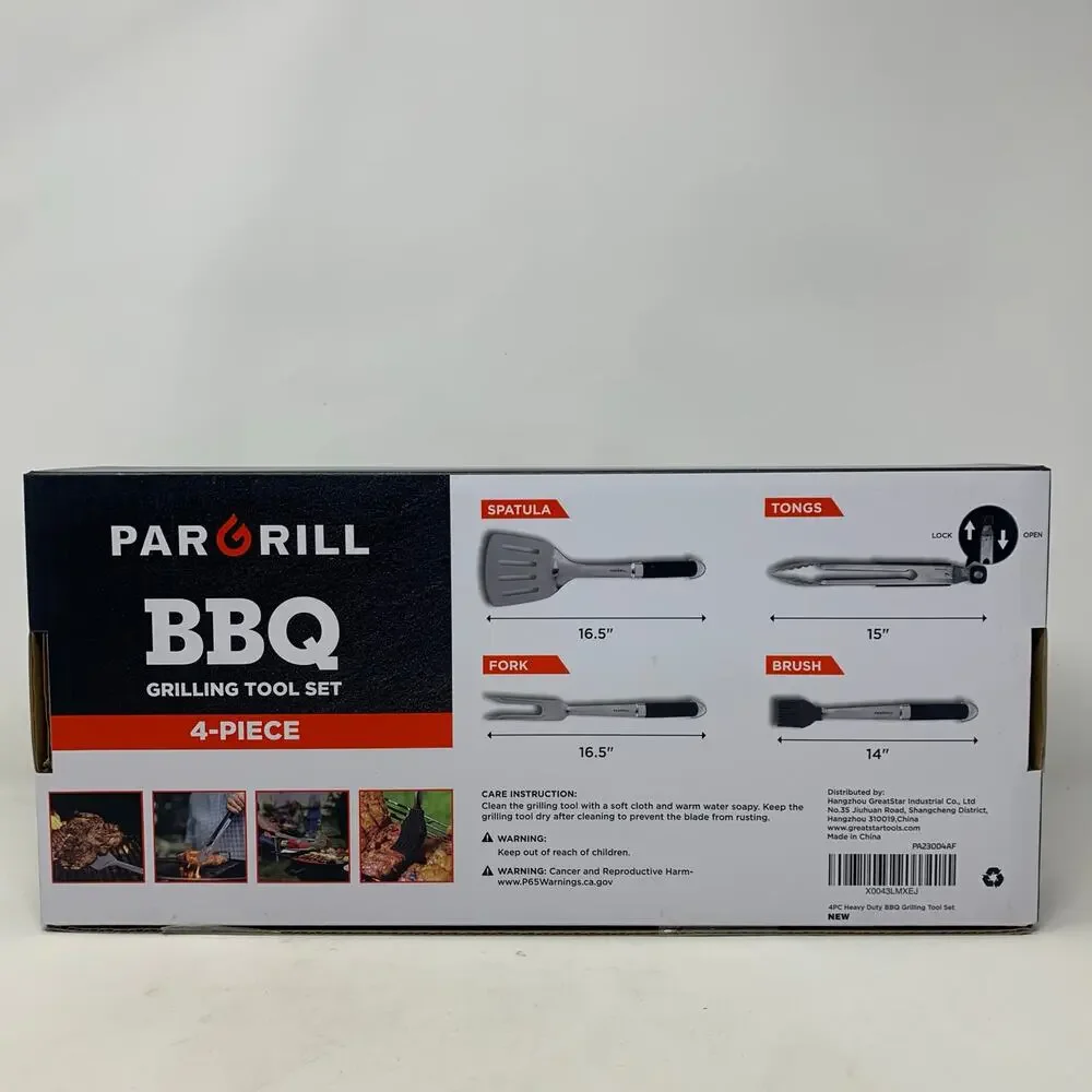 Par Grill 4-Piece BBQ Grilling Set